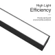 LED Linear Light - Black/30W/3000K/2900lm/34˚ - Kosoom SLL004-A-L1601-Office Lighting--02