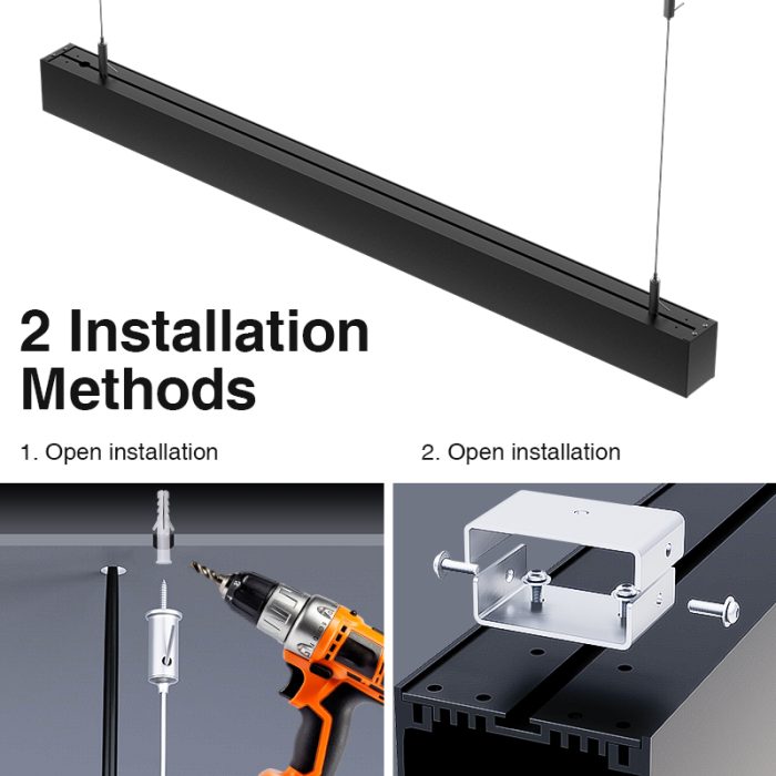 LED Linear Light - Black/24W/4000K/2080lm - Kosoom SLL001-A_L1702N-Retail Store Lighting--06