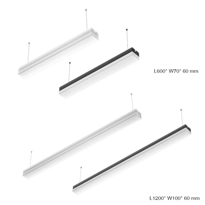 LED Linear Pendant Light -  Black/15w/4000k/1620lm/120˚ - KOSOOM MLL004-A_L0405N-Linear Lights--06