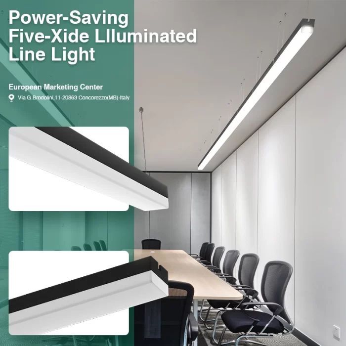 LED Linear Pendant Light -  White/30w/4000k/3900lm/120˚ - KOSOOM MLL004-A_L0403B-Linear Lights--07