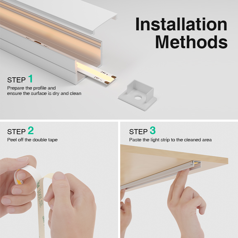 COB LED Strip Lights – Strisce LED COB – 3000K/1130lm/M – Kosoom STL002-S0204-Office Lighting--07