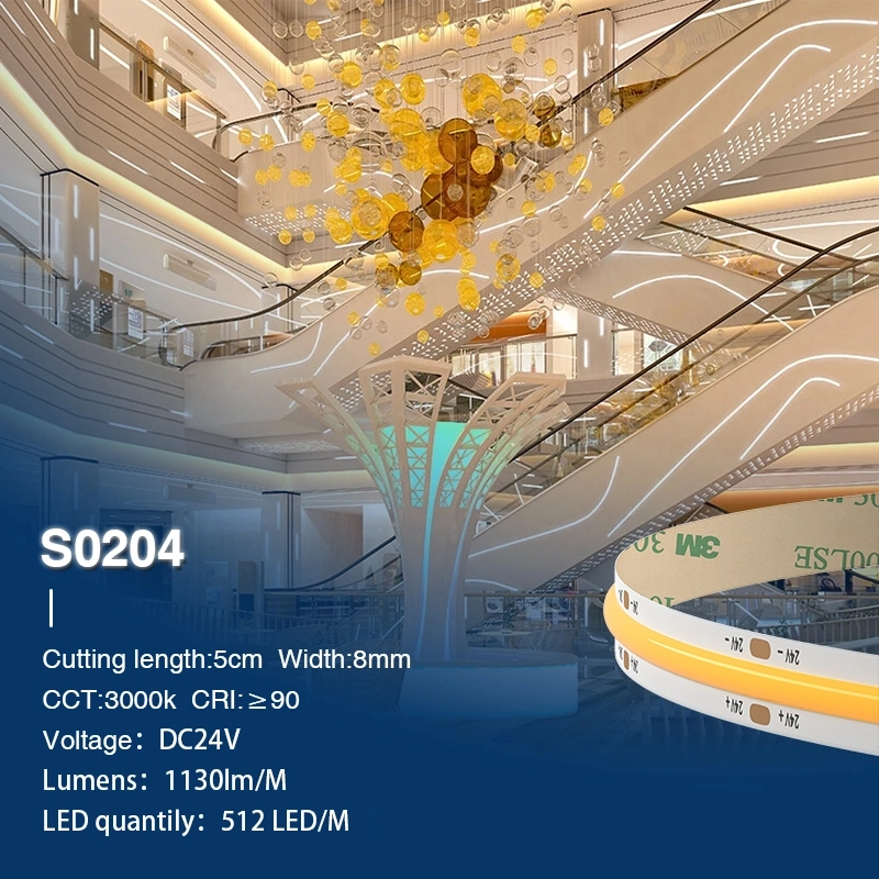 COB LED Strip Lights – 3000K/1130lm/M – Kosoom S0204-RGB LED Strip--主图2