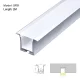LED Profile with Compressed Covers and Caps / L2000*W36*H27.6mm - Kosoom STL003_SP21-All Products--01