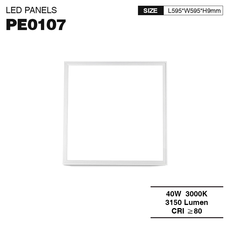 LED Panel Light - Side Light Emitting - 40w/3000k/3150lm - KOSOOM PE0107-Led Panel Light--01