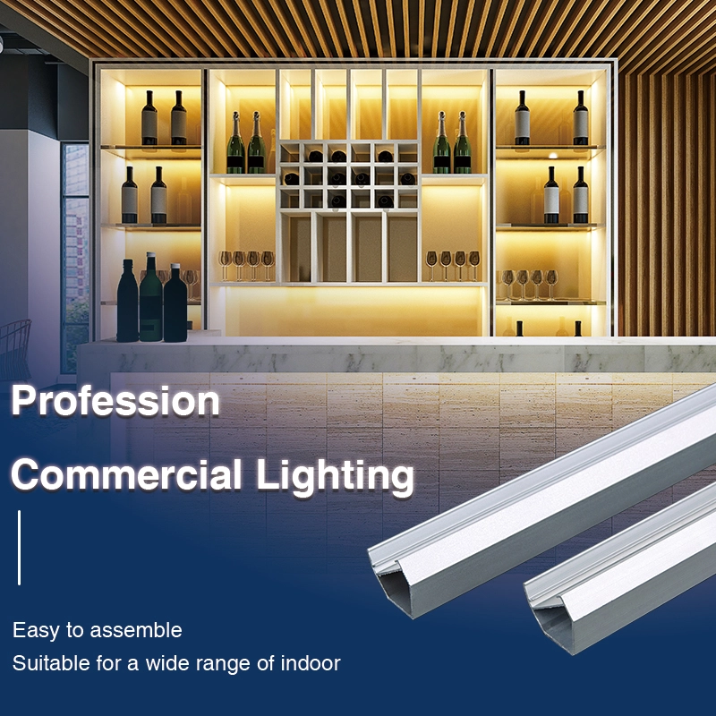 LED Profile with Compressed Covers and Caps / L2000*W19.3*H15.4mm - Kosoom STL003_SP02-All Products--02