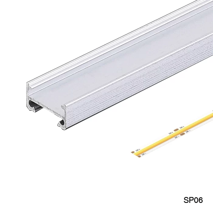 LED Profile with Compressed Covers and Caps / L2000*W13.3*H6.9mm - Kosoom STL003_SP06-Retail Store Lighting--03