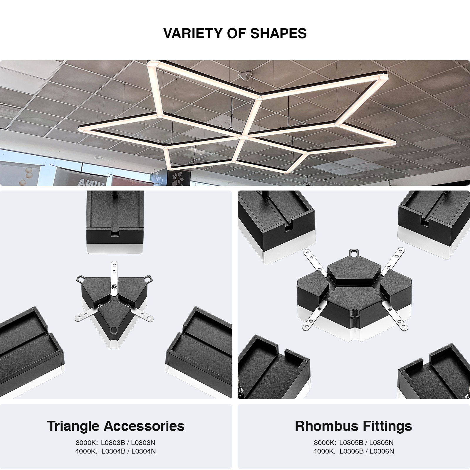 LED Linear Light - White/4W/3000K/355lm/130˚/100*100mm - Kosoom MLL003-A_L0309B-All Products--04