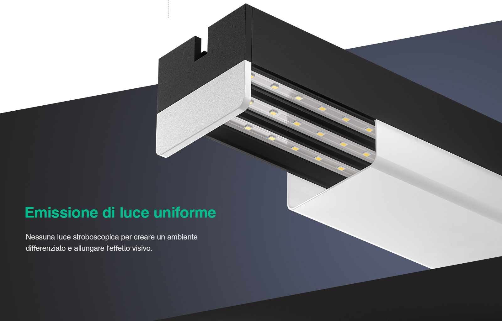 LED Linear Light - White/40W/3000K/3800lm/120˚ - Kosoom MLL003-A_L0301B-Office Lighting--06