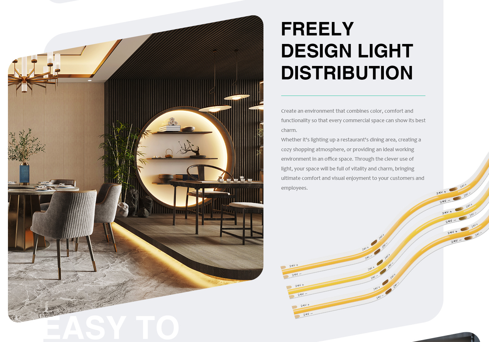 COB LED Strip Lights - Strisce LED COB - 4000K/1230lm/M - Kosoom STL002-S0205-All Products--07