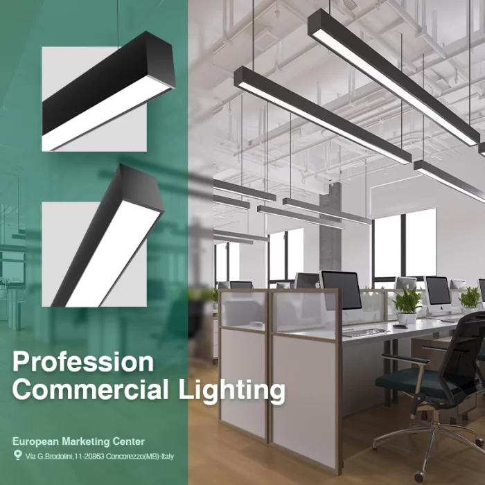 LED Linear Light - Black/30W/4000K/3000lm - Kosoom SLL004-A_L1602-Office Lighting--07