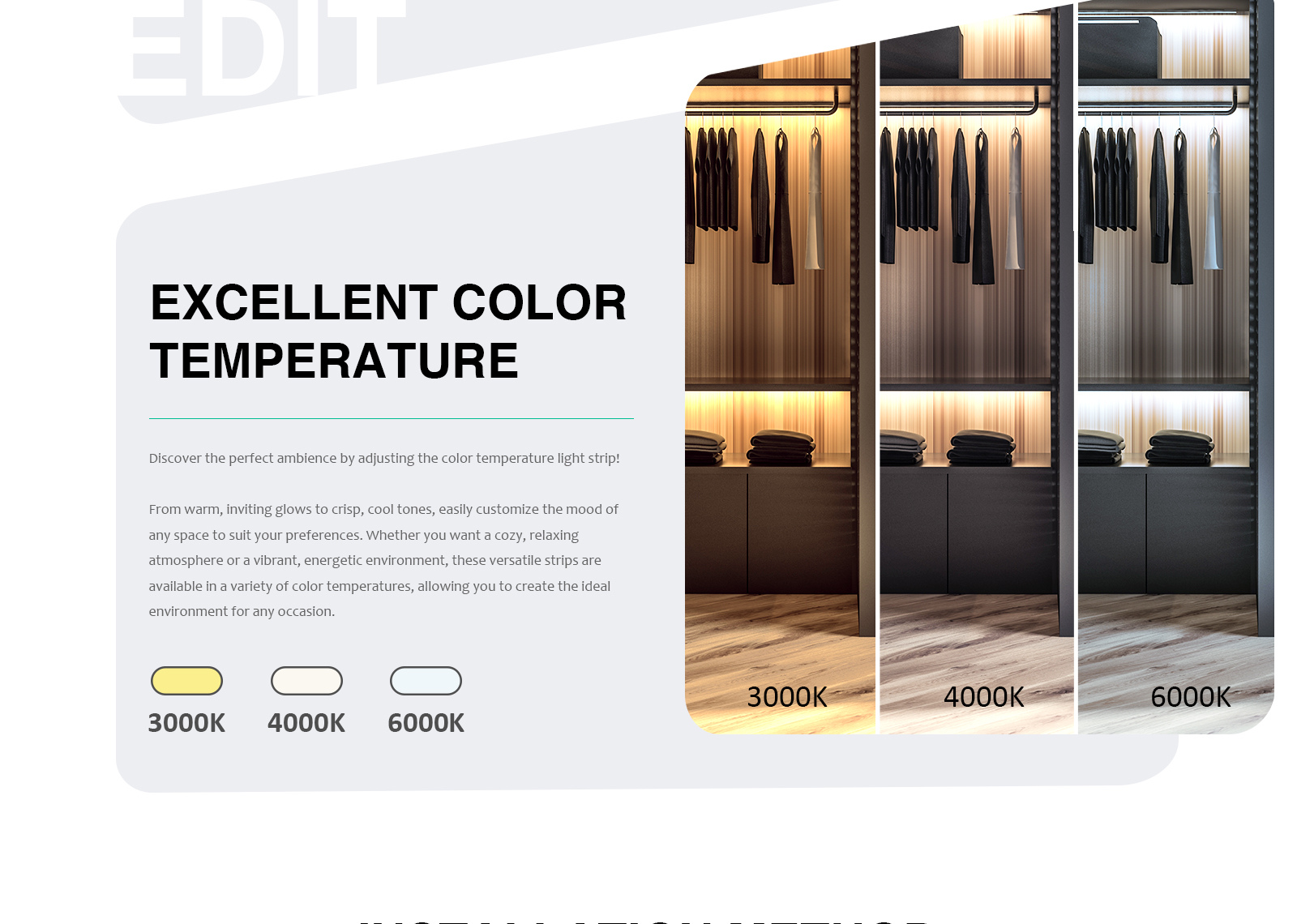 COB LED Strip Lights - Strisce LED COB - 4000K/1230lm/M - Kosoom STL002-S0205-High End LED Lights--08