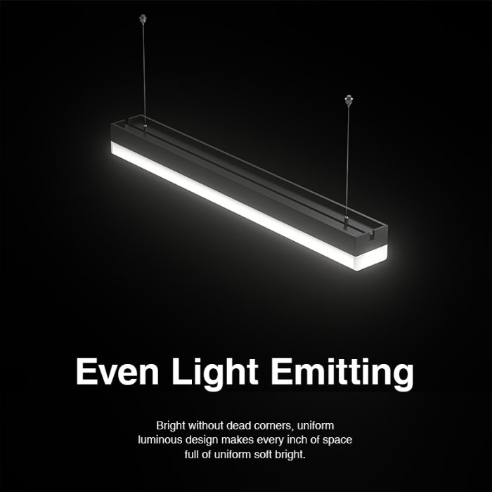 LED Linear Light - Black/40W/3000K/3690lm/120˚ - Kosoom MLL003-A_L0301N-Office Lighting--08