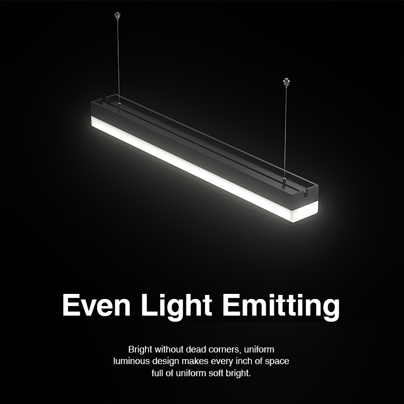 LED Linear Light - Black/40W/3000K/3690lm/120˚ - Kosoom MLL003-A_L0301N-Office Lighting--08