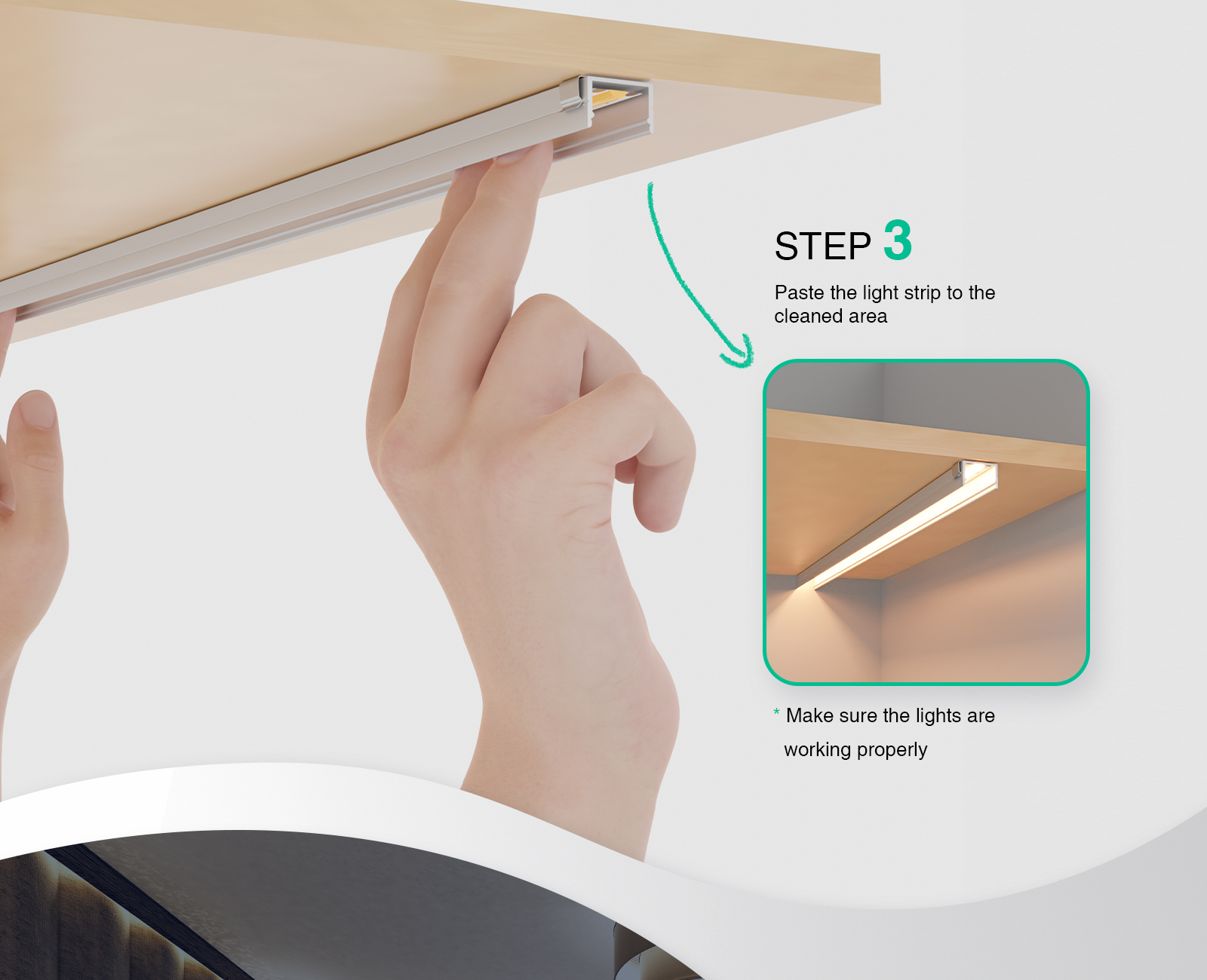 COB LED Strip Lights - Strisce LED COB - 4000K/1230lm/M - Kosoom STL002-S0205-Cheap LED Strip Lights--10