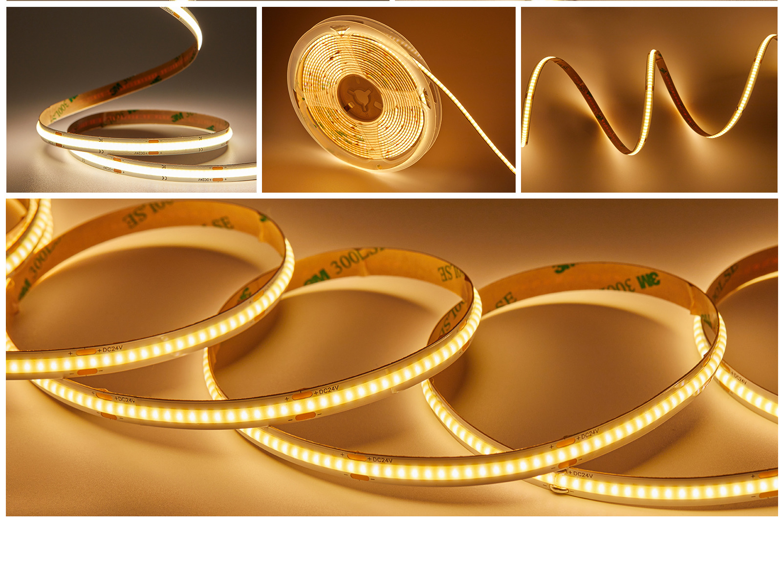 COB LED Strip Lights - Strisce LED COB - 4000K/1230lm/M - Kosoom STL002-S0205-Garage LED Lighting Strips--16