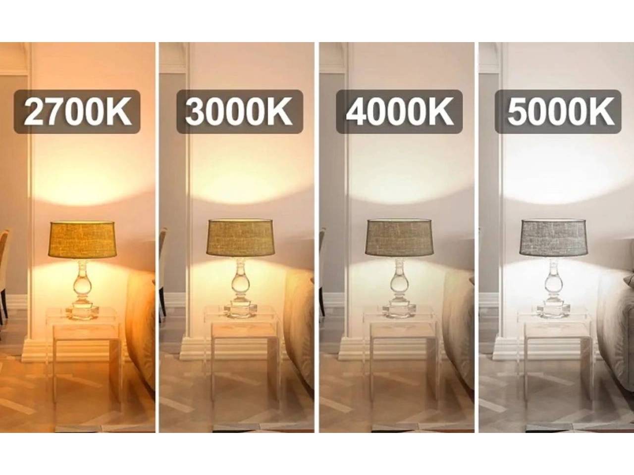 2700K vs 5000K