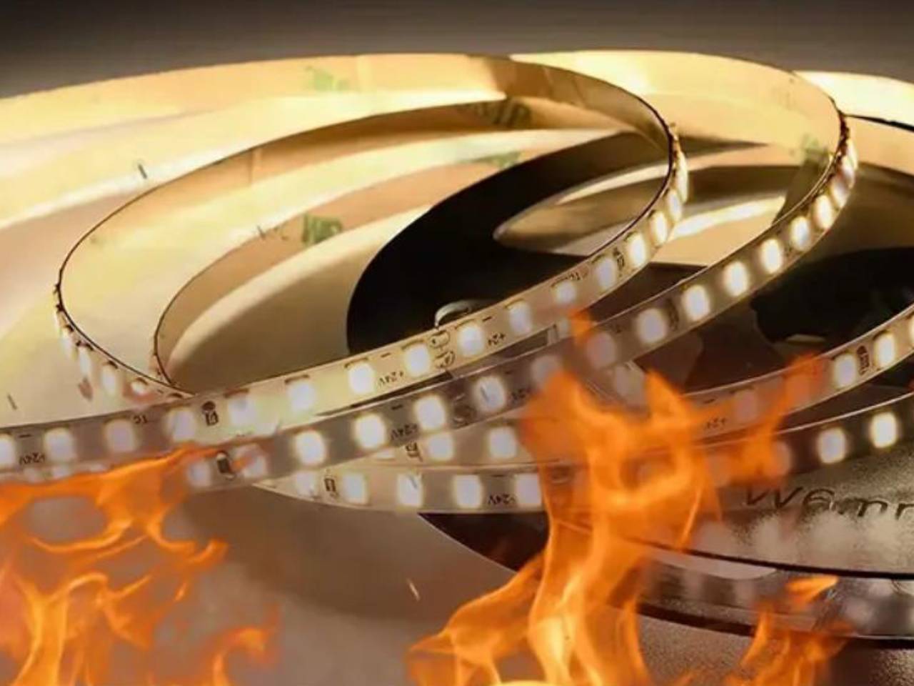 Can LED strip lights cause a fire