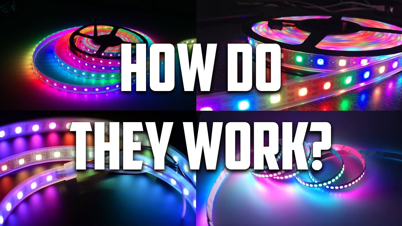 How do LED strip lights work