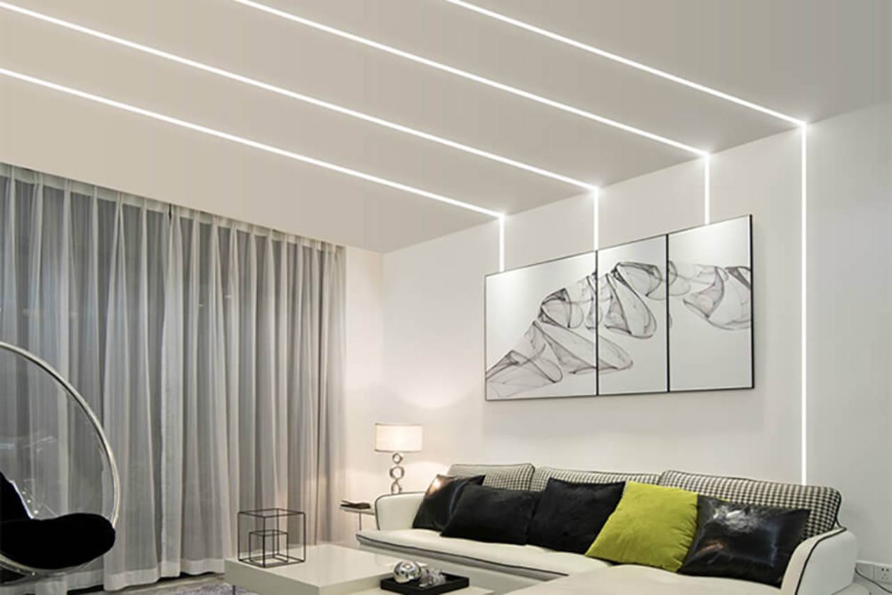 living room Aluminium LED Profiles