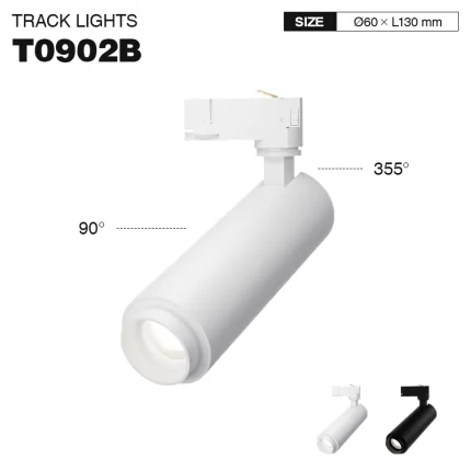 Ceiling Spotlights - White/12W/3000K/900lm/24˚ - Kosoom T0902B-LED Spotlights--01