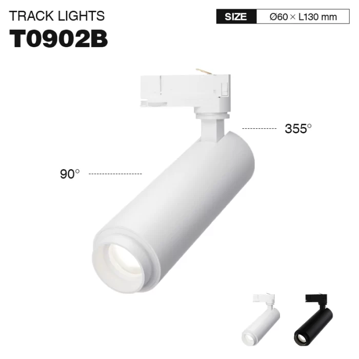 Ceiling Spotlights - White/12W/3000K/900lm/24˚ - Kosoom T0902B-LED Spotlights--01