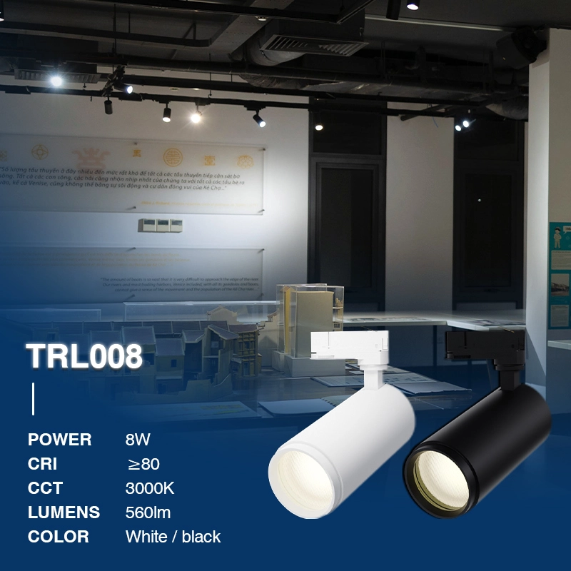 Ceiling Spotlights - Black/8W/3000K/560lm/24˚ - Kosoom T0801N-Ceiling Lights--02