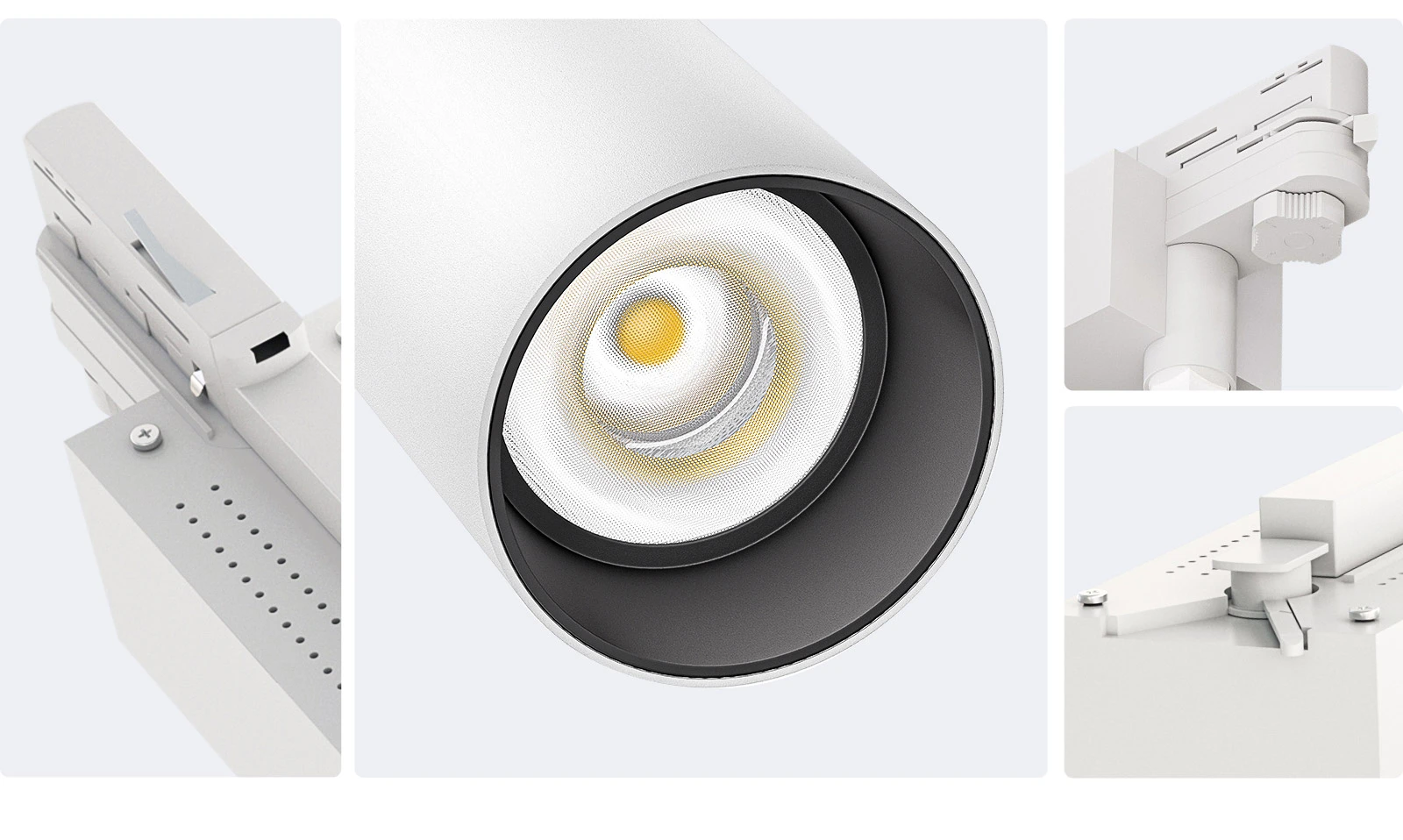 LED Track light/LED Spotlight - Black/12W/3000K/960lm/24˚ - Kosoom T0101N-All Products--04