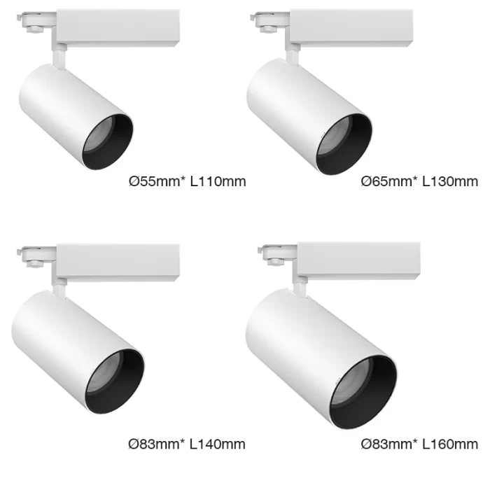 LED Track light/LED Spotlight - Black/40W/3000K/4200lm/55˚ - Kosoom T0117N-All Products--07