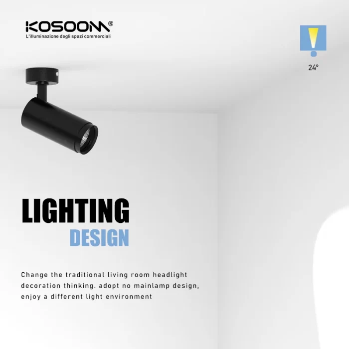 Ceiling Spotlights - White/8W/3000K/560lm/24˚ - Kosoom T0801B-Ceiling Lights--07