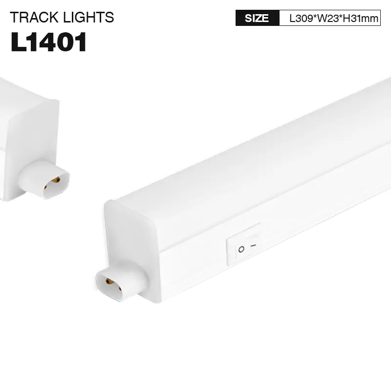 LED Tube Light - White/4W/3000K/400lm/120˚/L309*W23*H31 - Kosoom L1401-All Products--1