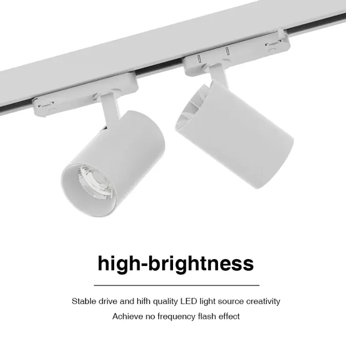 Spotlight track - 20W/4000K/CRI≥80/36˚/White - Kosoom T1501B-Track Lighting--3