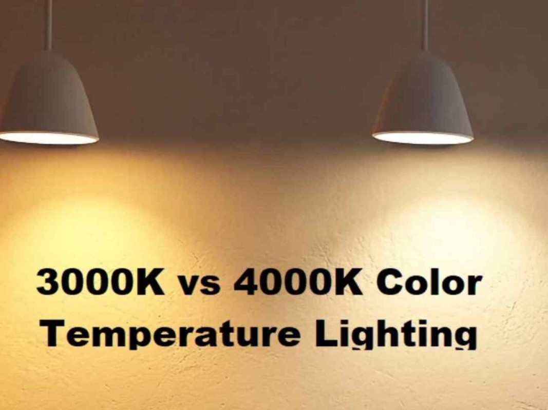 3000K vs 4000K