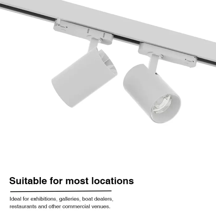 Spotlight track - 20W/4000K/CRI≥80/36˚/White - Kosoom T1501B-LED Linear Track Lighting--5