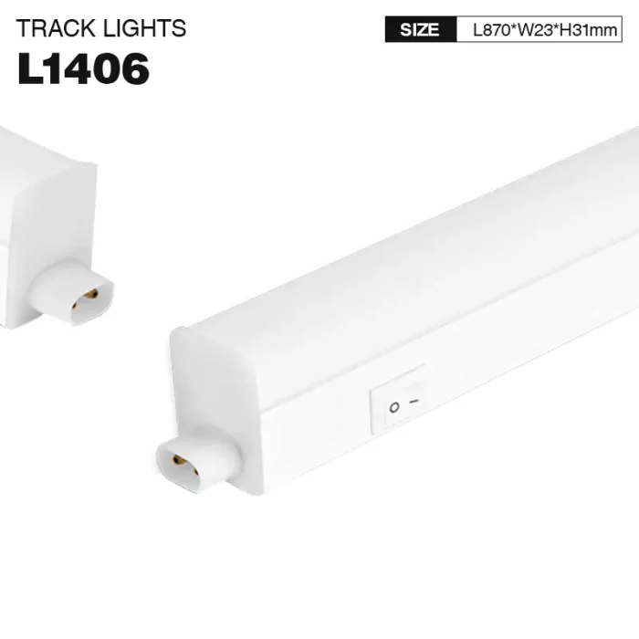 LED Tube Light - White/12W/4000K/1100lm/120˚/L870*W23*H31 - Kosoom L1406-Fluorescent Tube Light--6