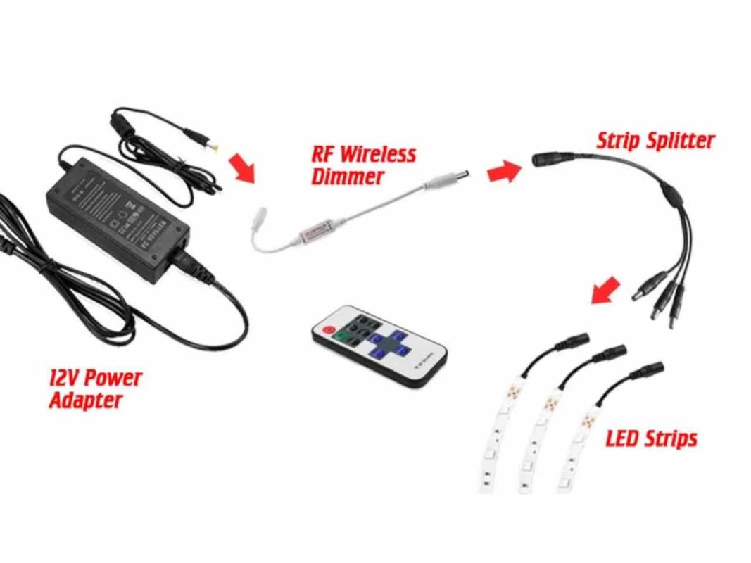 How to fix LED strip Lights