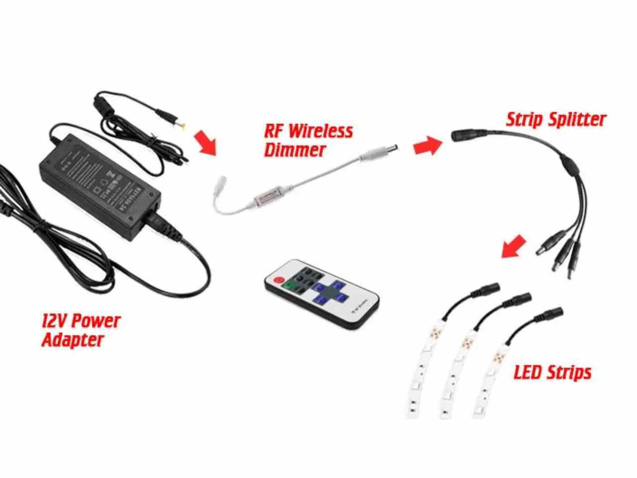 How to fix LED strip Lights