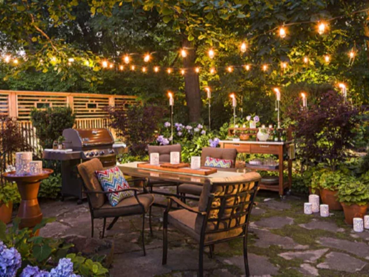How to Hang Outdoor String Lights