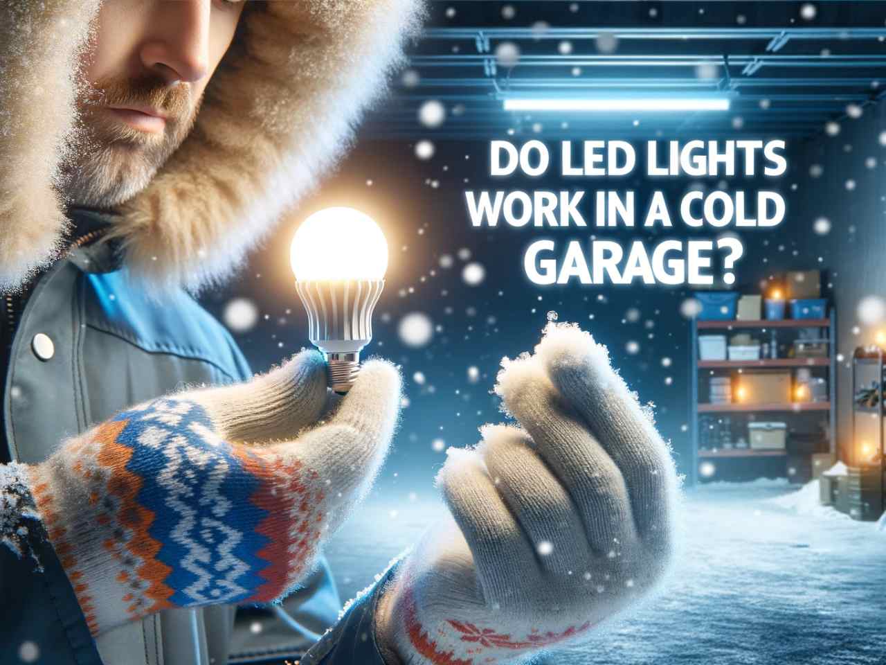 Do LED lights work in a cold garage