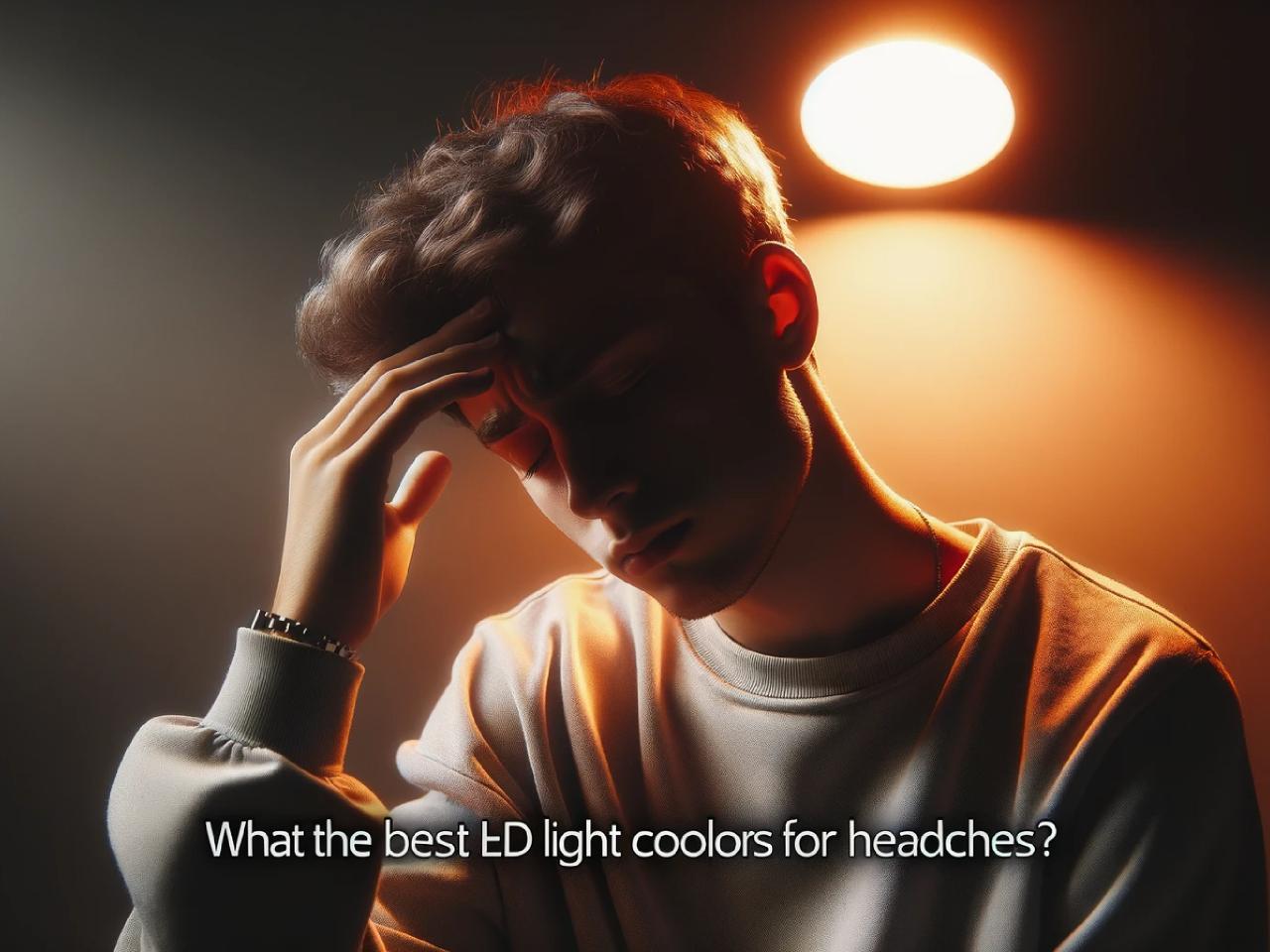what is the best led light color for headaches