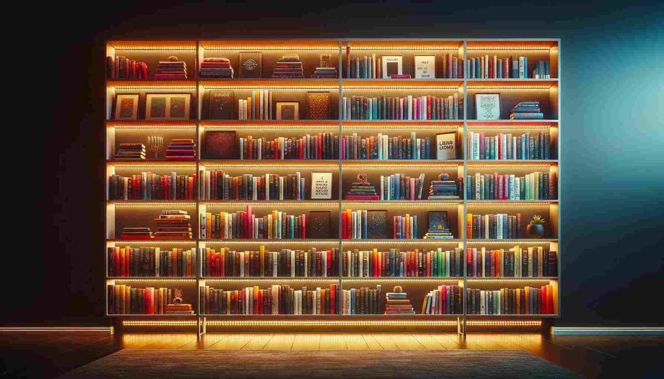 How to Install LED Strip Lights on Your Bookshelves