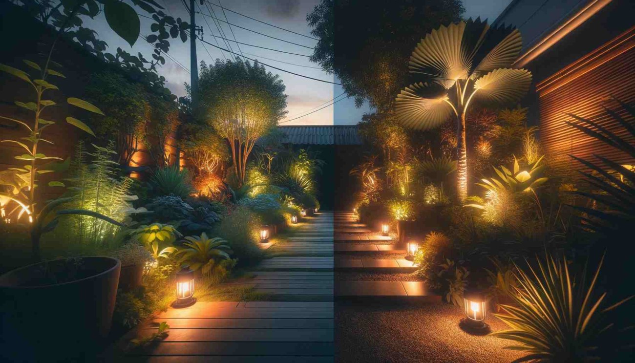 What is downlighting vs uplighting