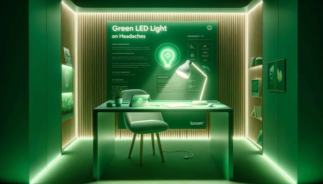 what is the best led light color for headaches