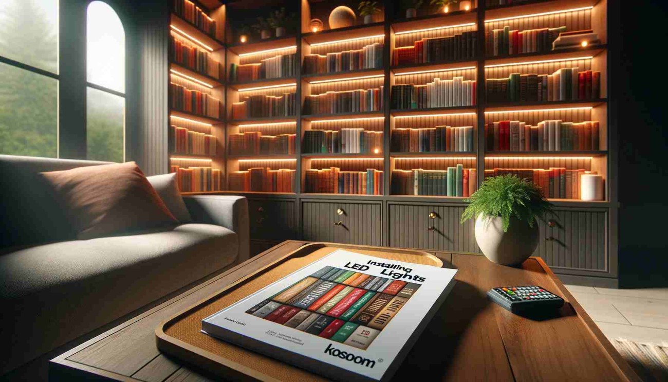 How to Install LED Strip Lights on Your Bookshelves