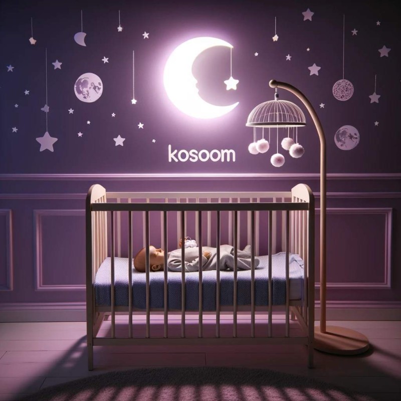 what color night light helps baby sleep