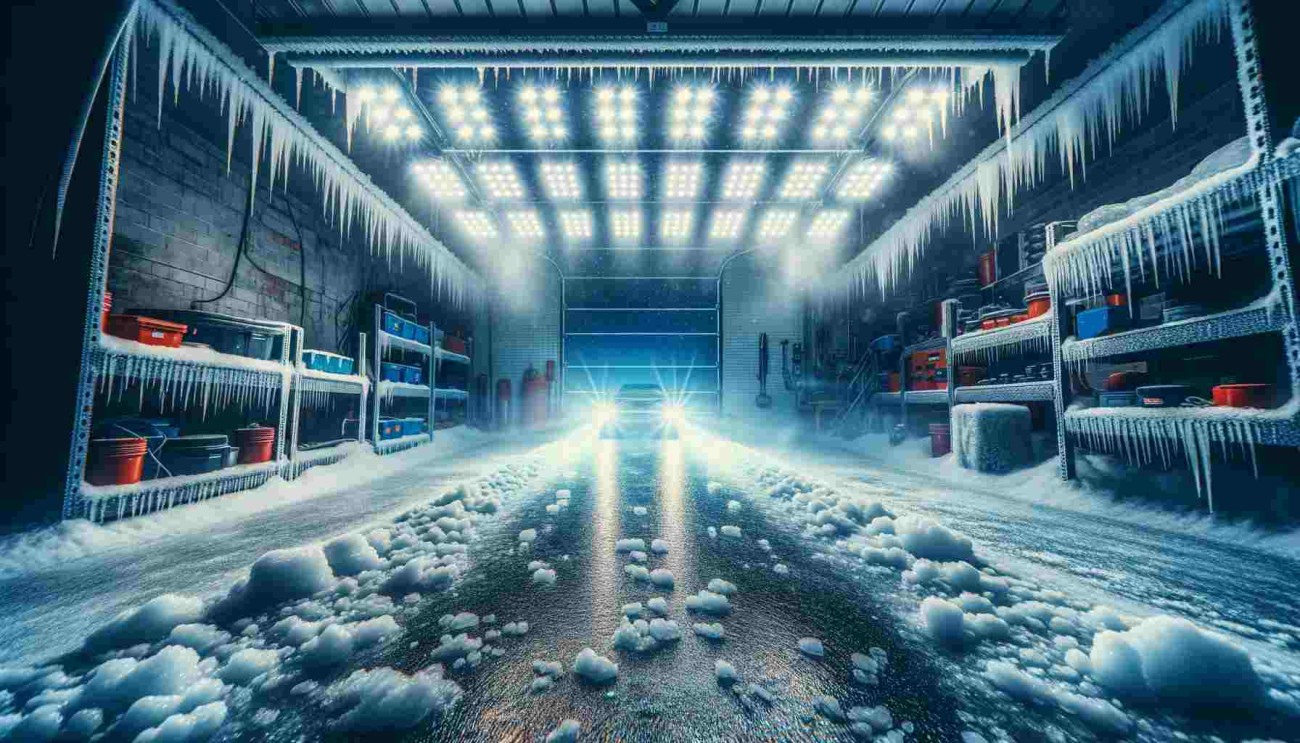 Do LED lights work in a cold garage