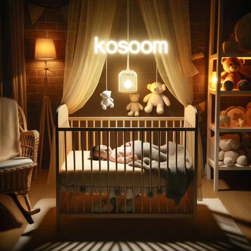 what color night light helps baby sleep