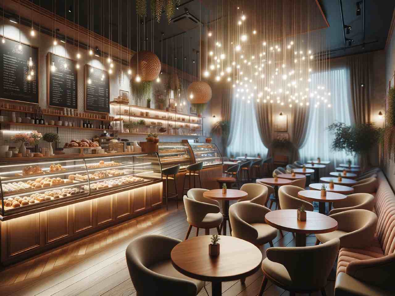 LED lights for Cafes