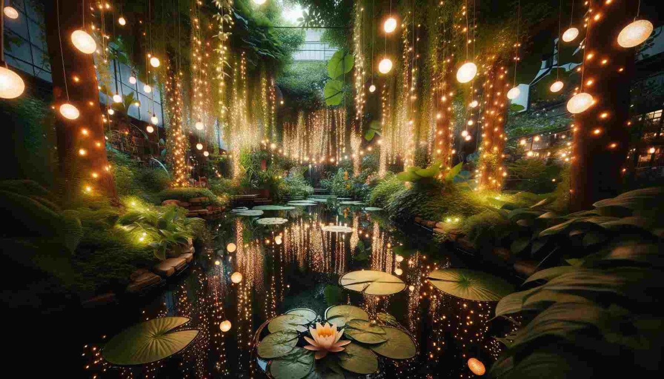garden fairy lights