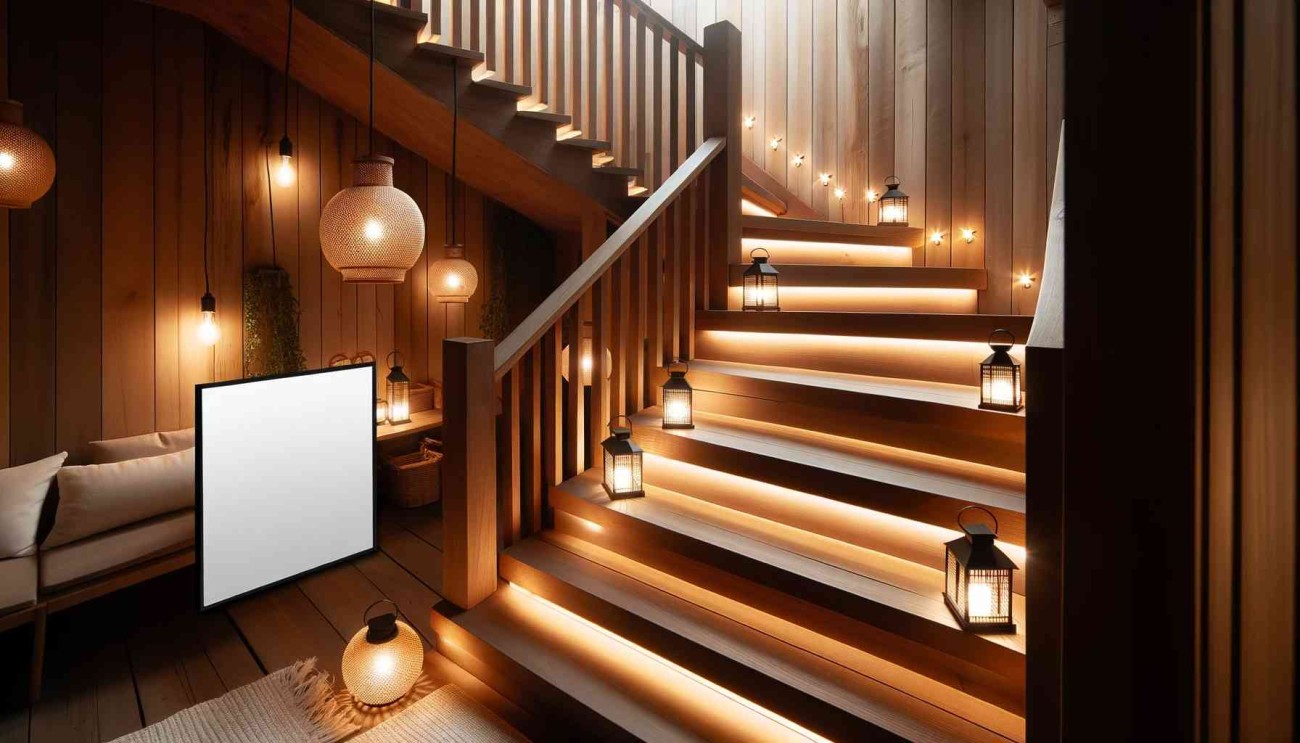 lights on stairs ideas