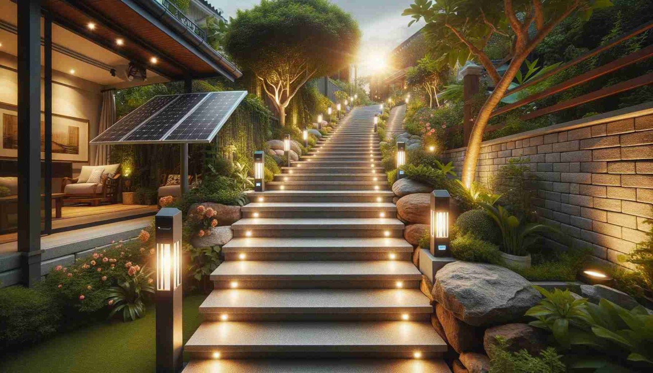 lights on stairs ideas